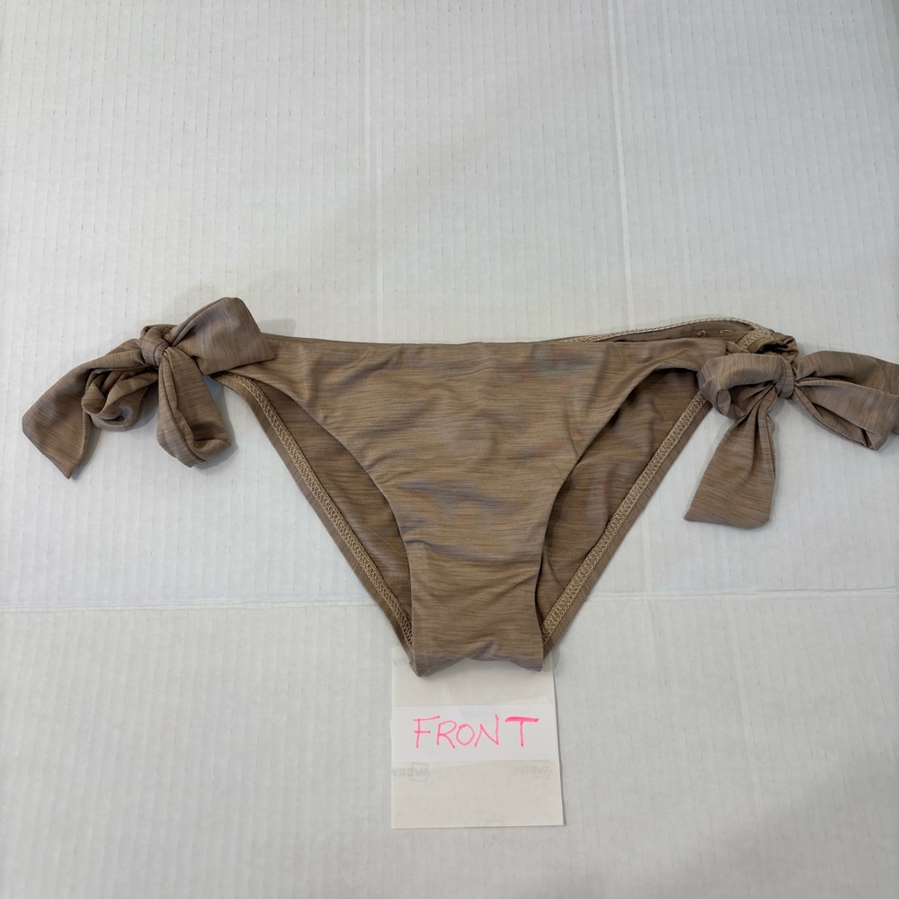 Vix Paul Hermanny Chic tan Bikini  with Halter Neck and faux strap gold accent - Picture 10 of 16